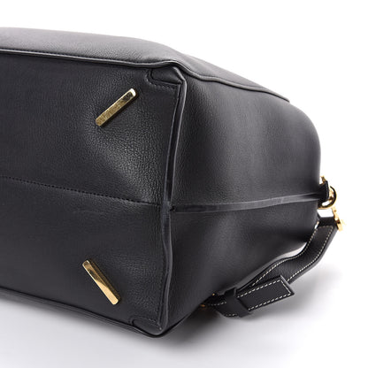 Loewe Calfskin Triple Zip Tote Black 9 of 10