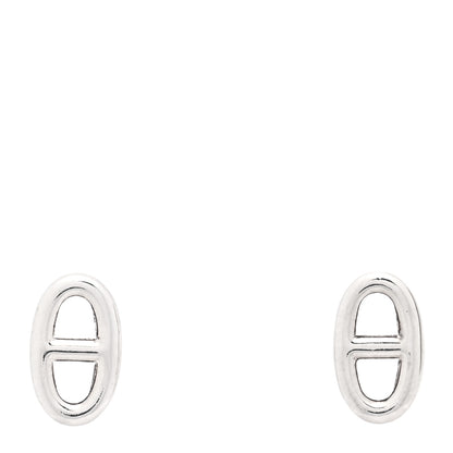 Hermes Sterling Silver TPM Farandole Earrings 1 of 5