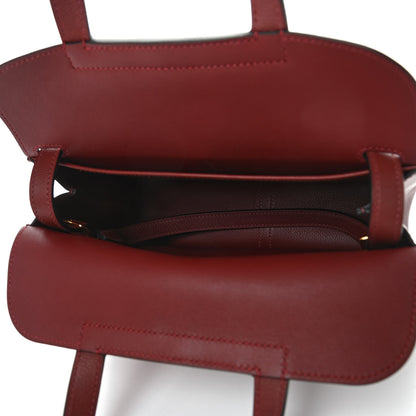 Hermes Taurillon Clemence Halzan 25 Rouge H 4 of 4