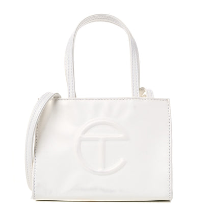 Telfar Vegan Leather Small Shopping Bag White 1 of 14