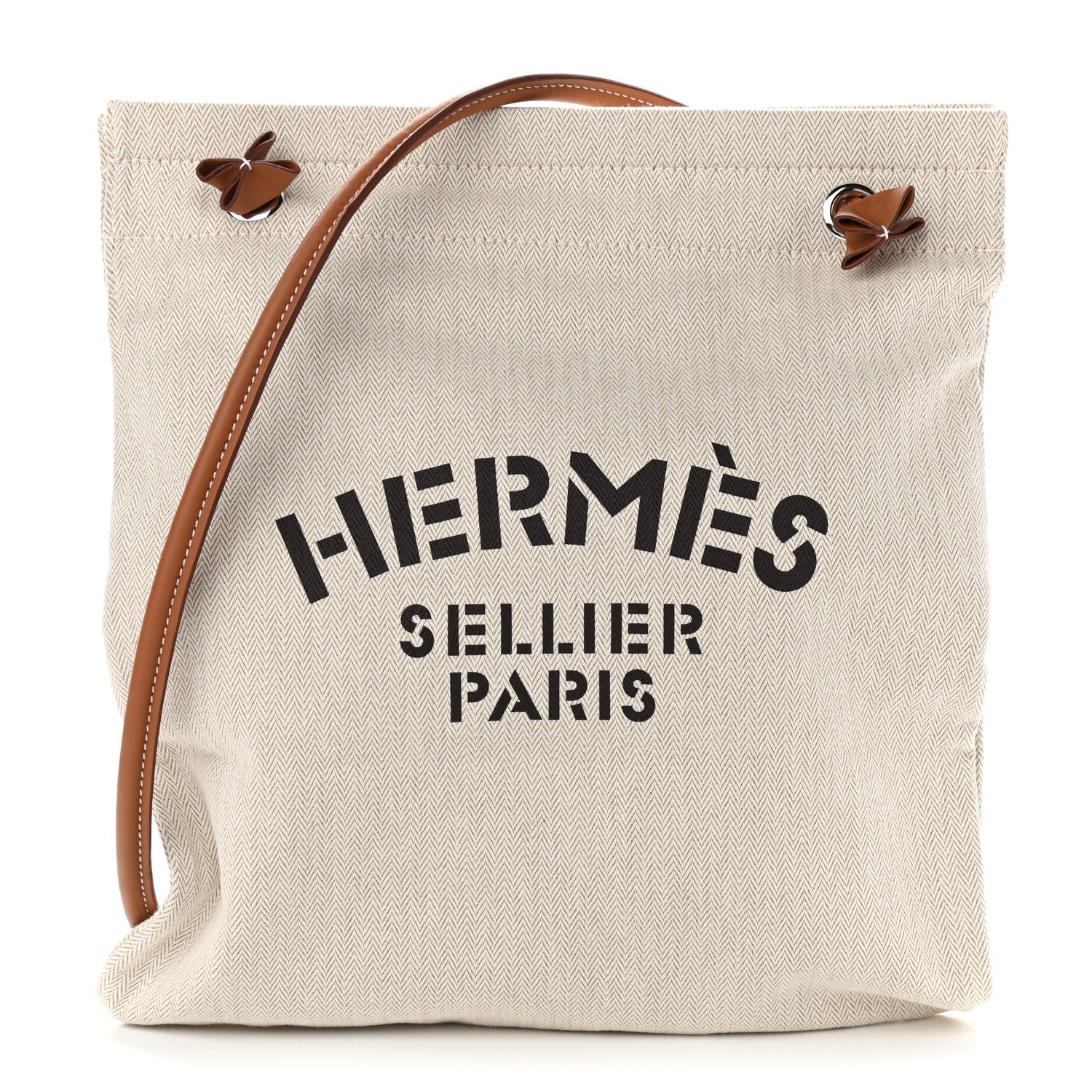 Hermes Canvas Swift Aline Grooming Bag Gold 1 of 12