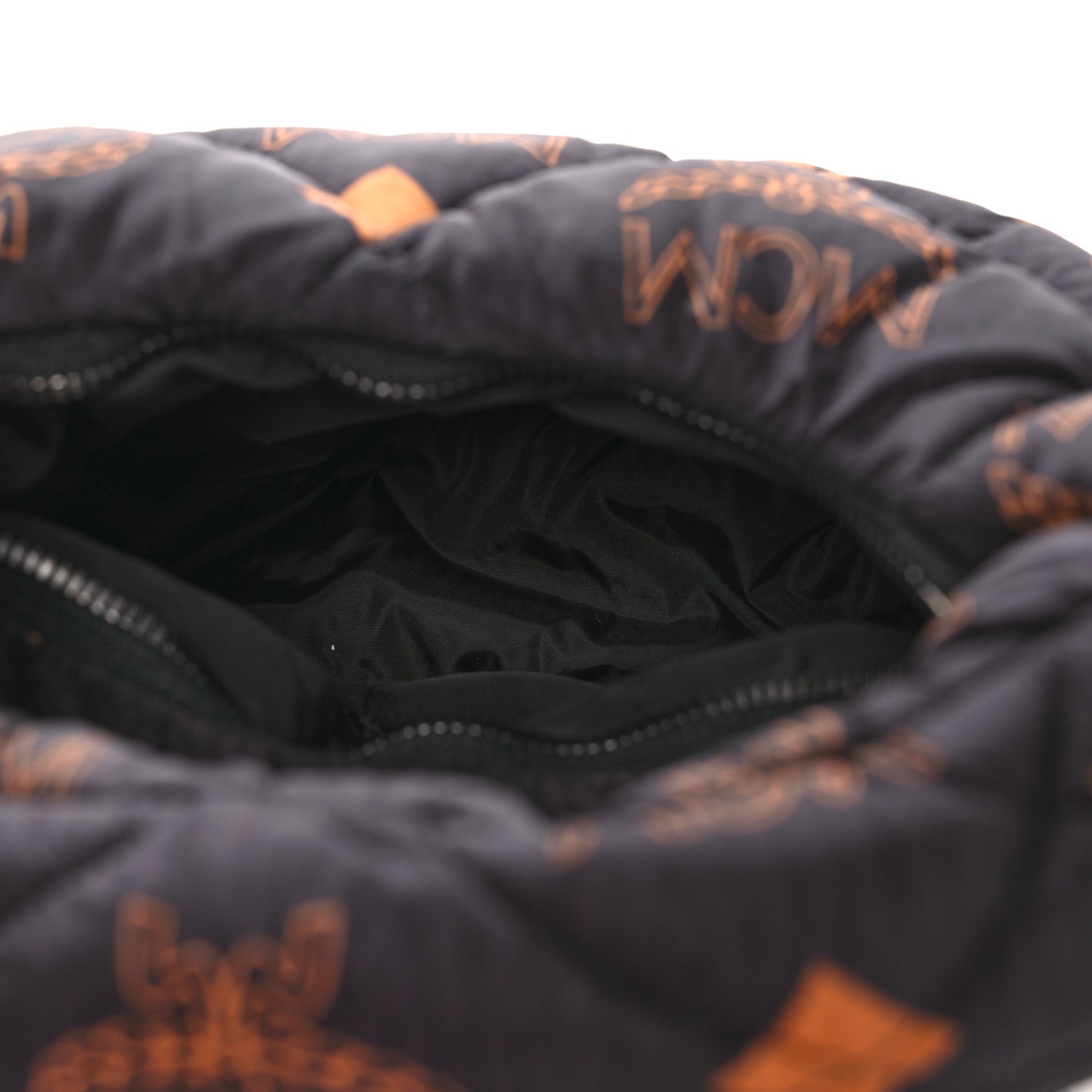 Maxi Visetos Nylon Quilted Mini Aren Hobo Black
