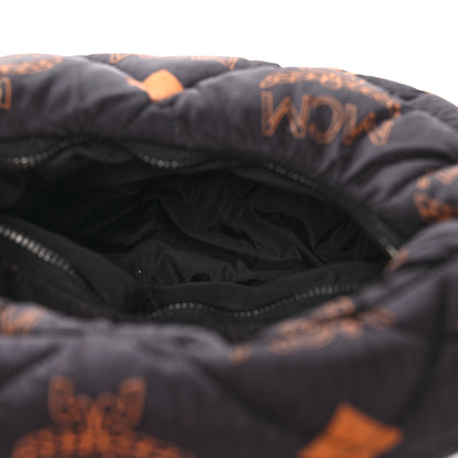MCM Maxi Visetos Nylon Quilted Mini Aren Hobo Black 5 of 12