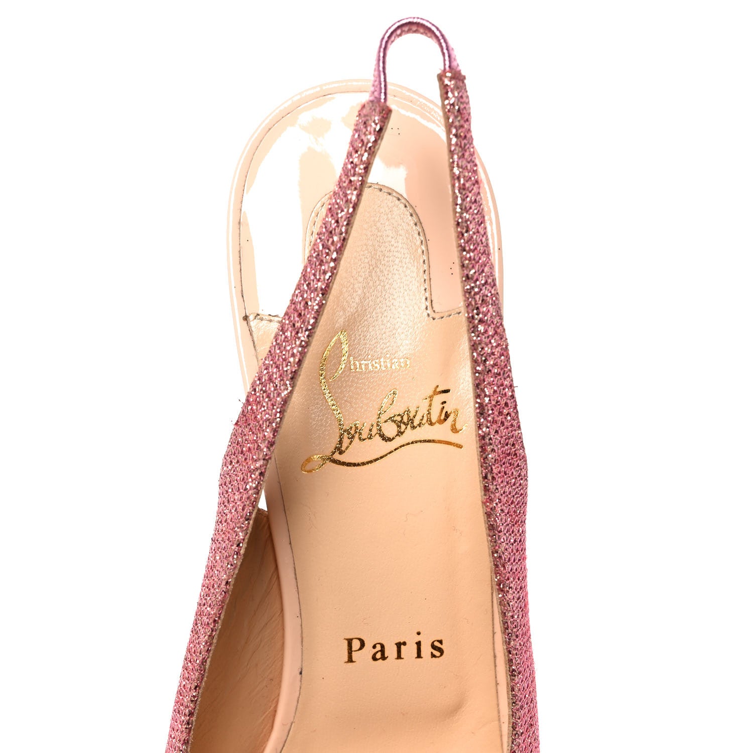 Christian Louboutin Glitter Private Number 120 Pumps 39 Poudre 7 of 8