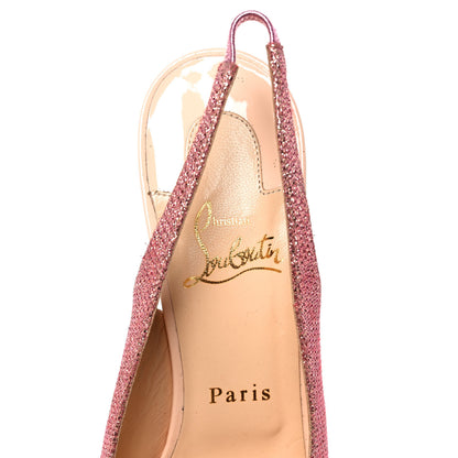 Christian Louboutin Glitter Private Number 120 Pumps 39 Poudre 7 of 8