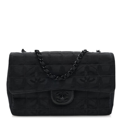 Chanel Nylon Medium Travel Flap Black 1 of 10