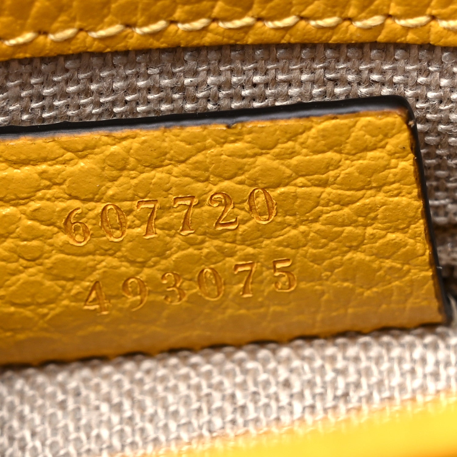 Gucci Dollar Calfskin Interlocking G Crossbody Bag New Buttercup 7 of 9