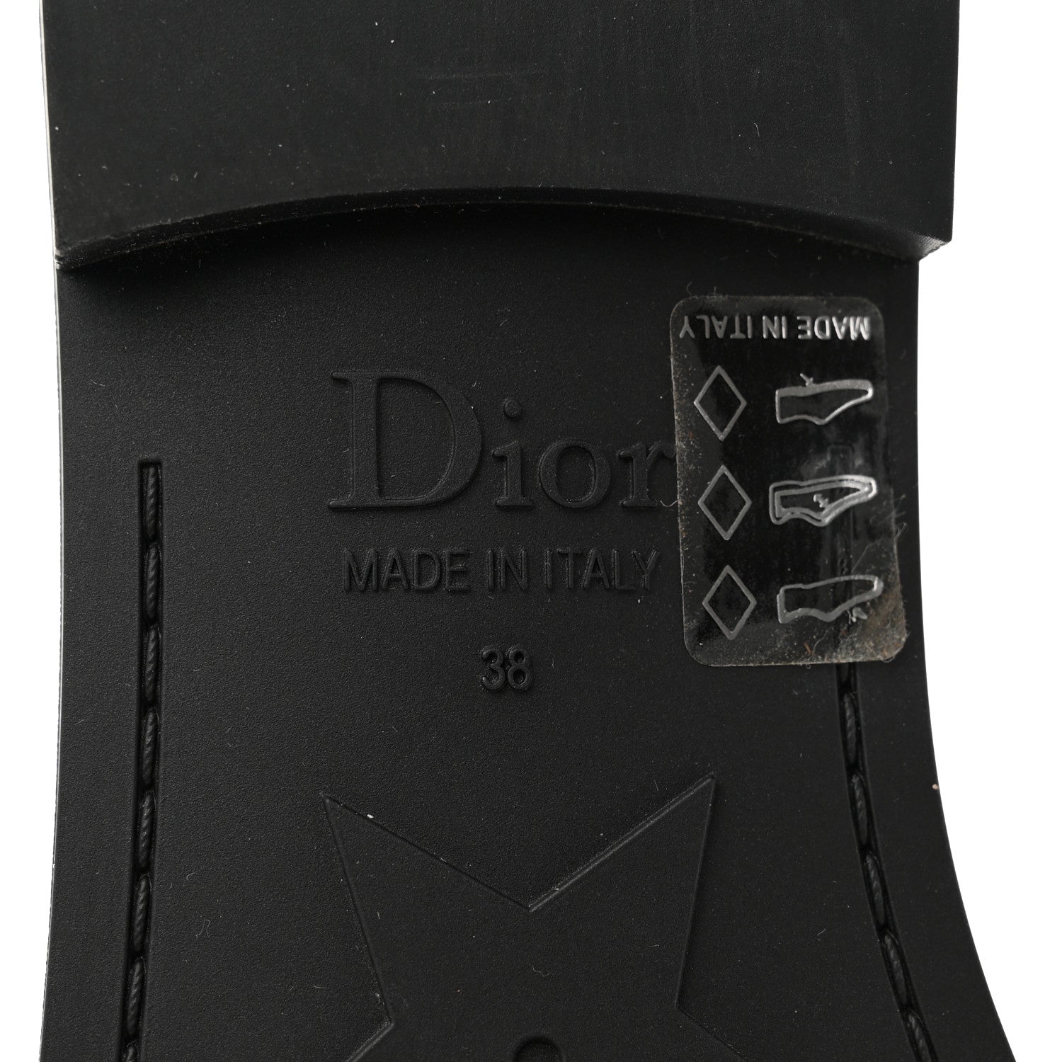 Christian Dior Matte Calfskin Pearl Dio(r)evolution Slide Sandals 38 Black 6 of 7