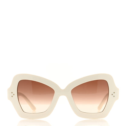 Celine Acetate Butterfly Sunglasses CL 40067I White 2 of 6