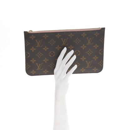 Louis Vuitton Monogram Neverfull MM GM Pochette Rose Ballerine 2 of 7
