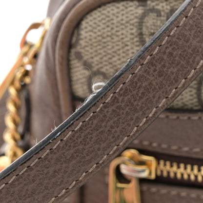 Gucci GG Supreme Monogram Web Mini Ophidia Shoulder Bag Brown 16 of 19