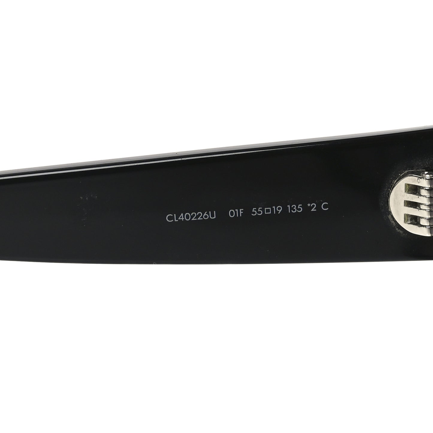 Acetate Triomphe 01 Square Sunglasses CL 40226U Black