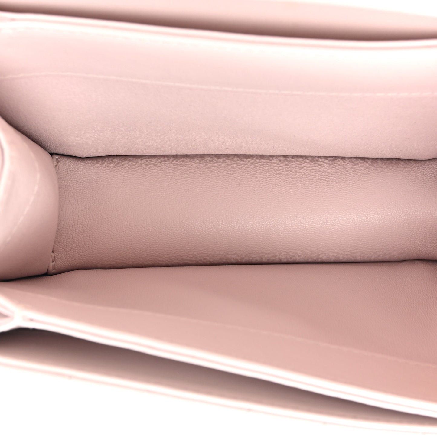 Calfskin Quilted Coco Lady Flap Light Purple