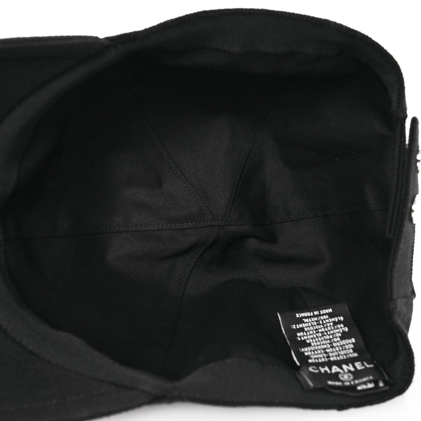 Cotton CC Cap Hat Black Multicolor