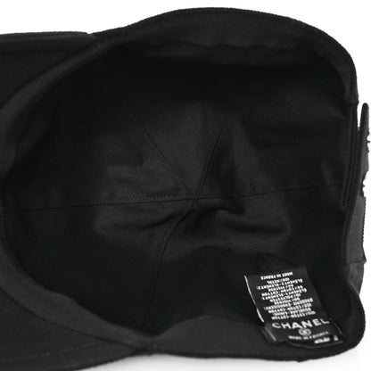 Chanel Cotton CC Cap Hat Black Multicolor 7 of 9
