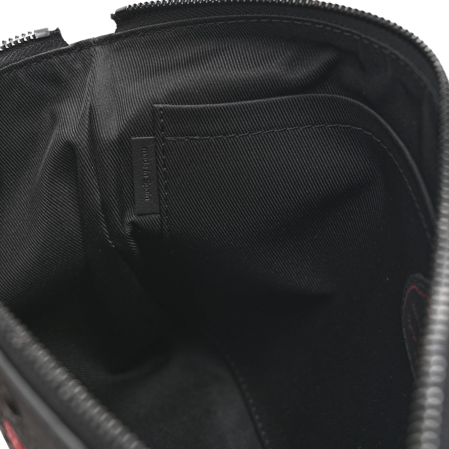Louis Vuitton LV X YK Taurillon Monogram Pochette To-Go Black Red 7 of 10