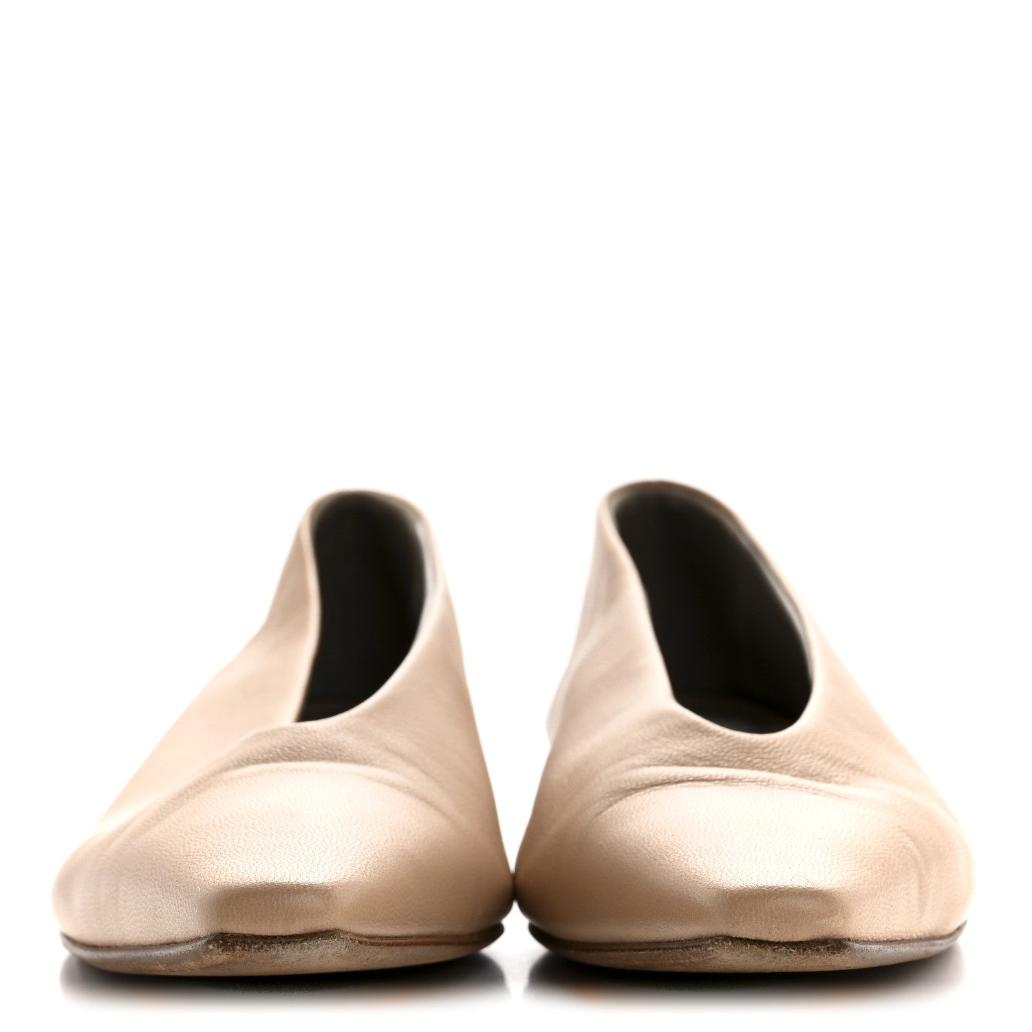 Bottega Veneta Nappa Dream Almond Ballet Flats 37 Nude 3 of 8