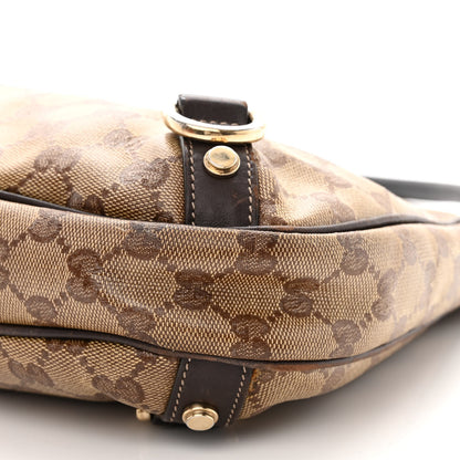Gucci Crystal Monogram Medium Abbey D Ring Hobo Brown 10 of 11