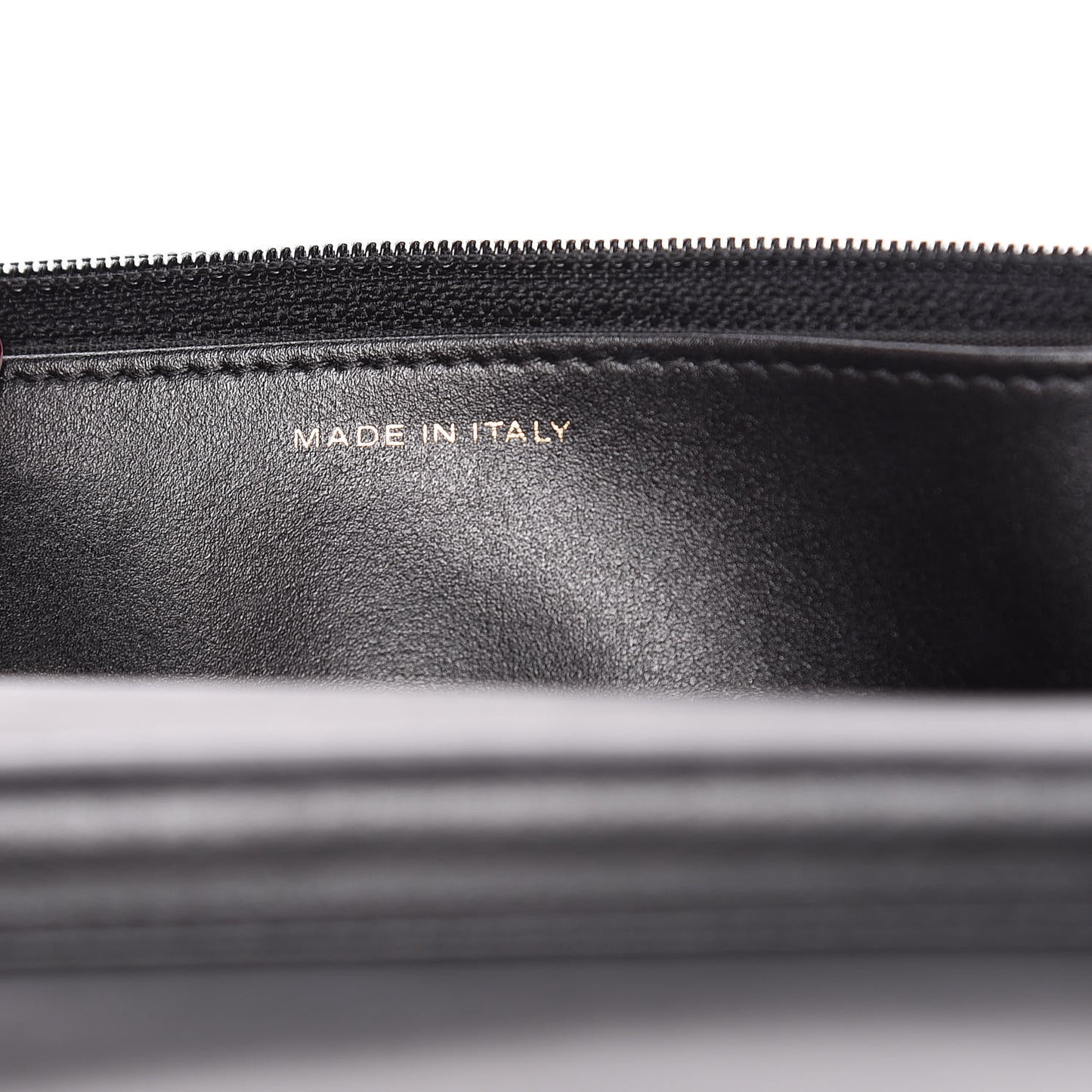 Caviar Quilted Boy Wallet On Chain WOC Black