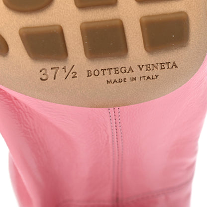 Bottega Veneta Crushed Nappa Glitter Plexiglass Almond Pumps 37.5 Blossom 6 of 7