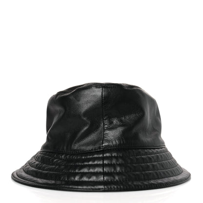 Hermes Newton Calfskin Fred Bucket Hat 59 Black 4 of 7