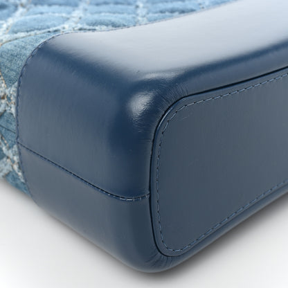 Chanel Denim Calfskin Medium Gabrielle Hobo Blue 7 of 8