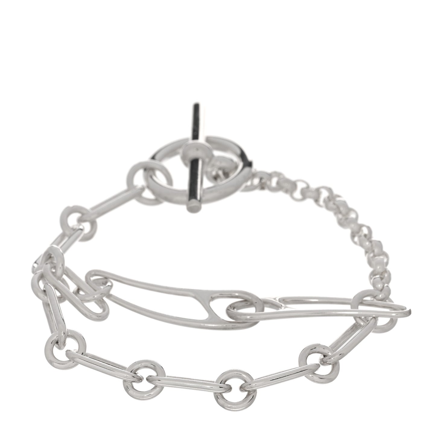 Sterling Silver Chaine d'Ancre Punk Bracelet SH