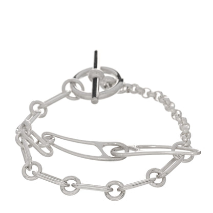 Hermes Sterling Silver Chaine d'Ancre Punk Bracelet SH 1 of 3
