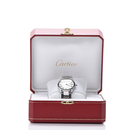 Cartier Stainless Steel 36mm Ronde Solo Quartz Watch 9 of 9