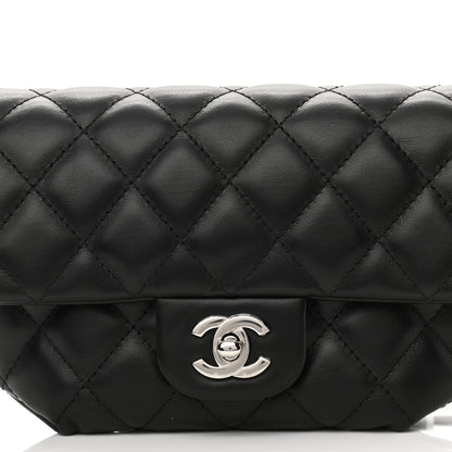 Chanel Calfskin Quilted CC Uniform Flap Belt Bag Black 9 of 11