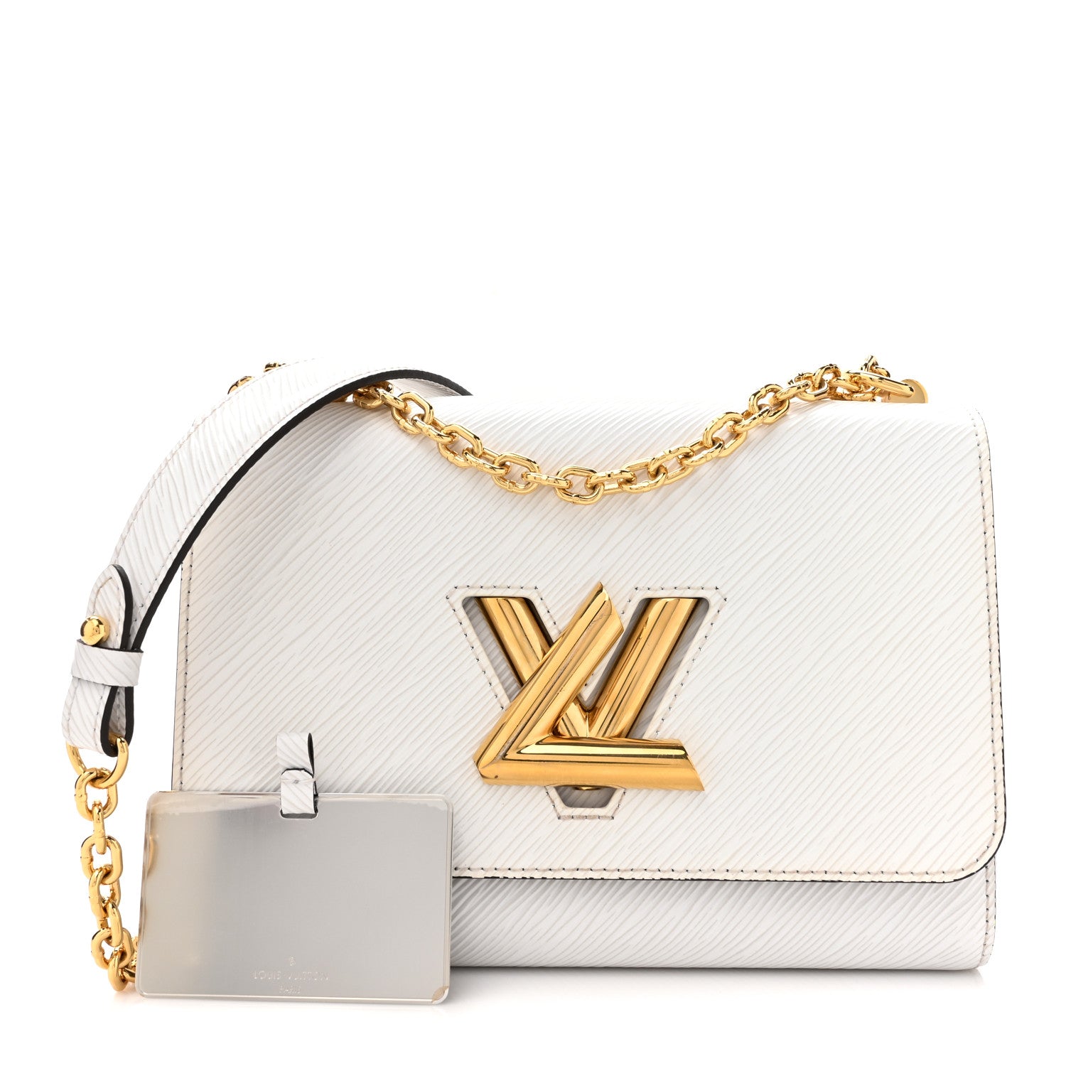 Louis Vuitton Epi Twist Shoulder Bag MM White 1 of 13