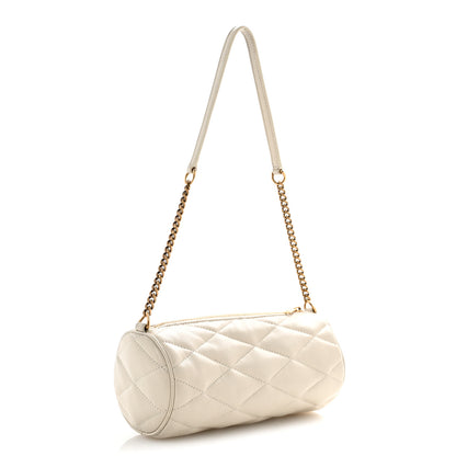 Saint Laurent Lambskin Monogram Mini Sade Tube Bag Crema Soft 3 of 13