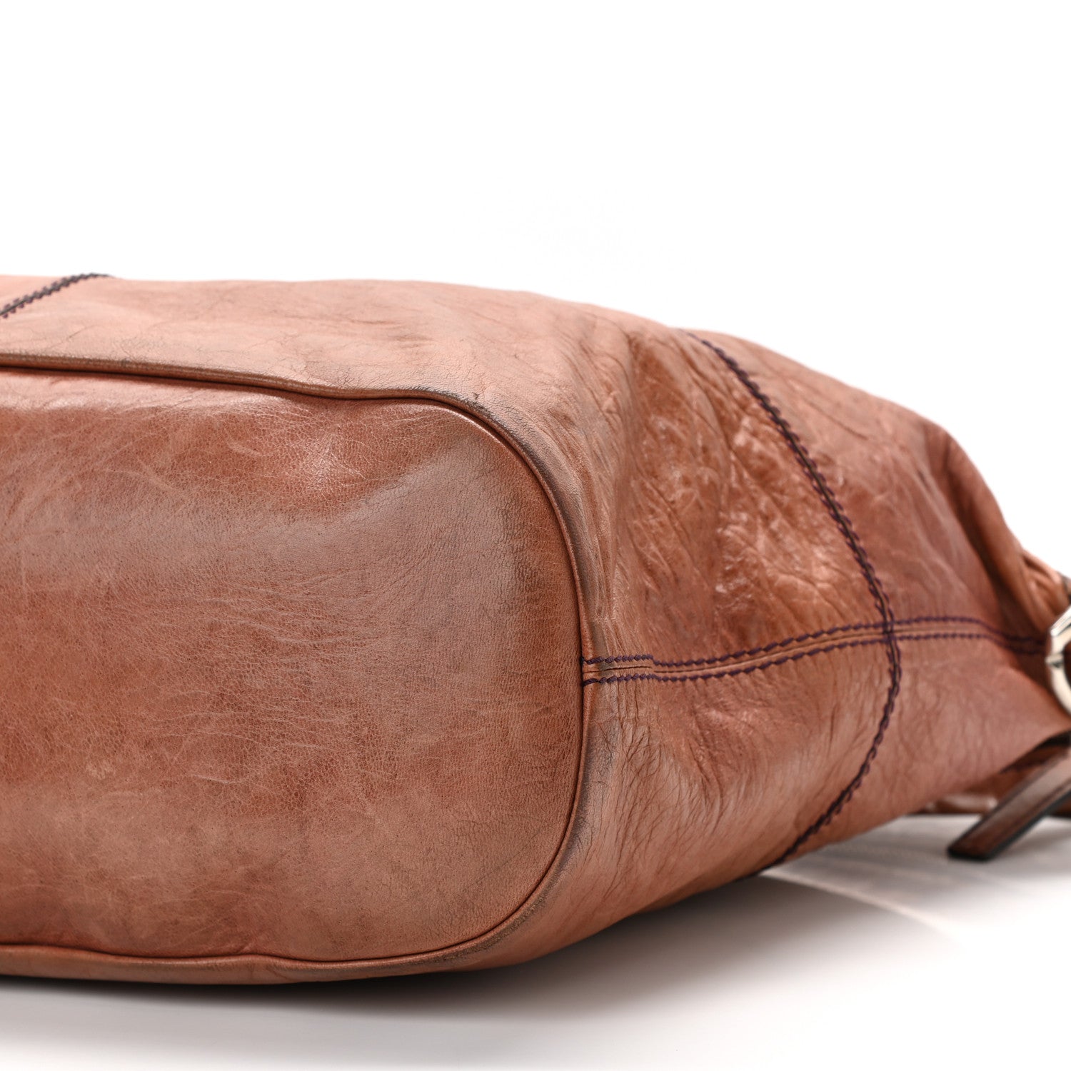 Givenchy Wrinkled Lambskin Medium Nightingale Tan 10 of 17