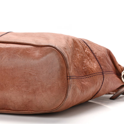 Givenchy Wrinkled Lambskin Medium Nightingale Tan 10 of 17