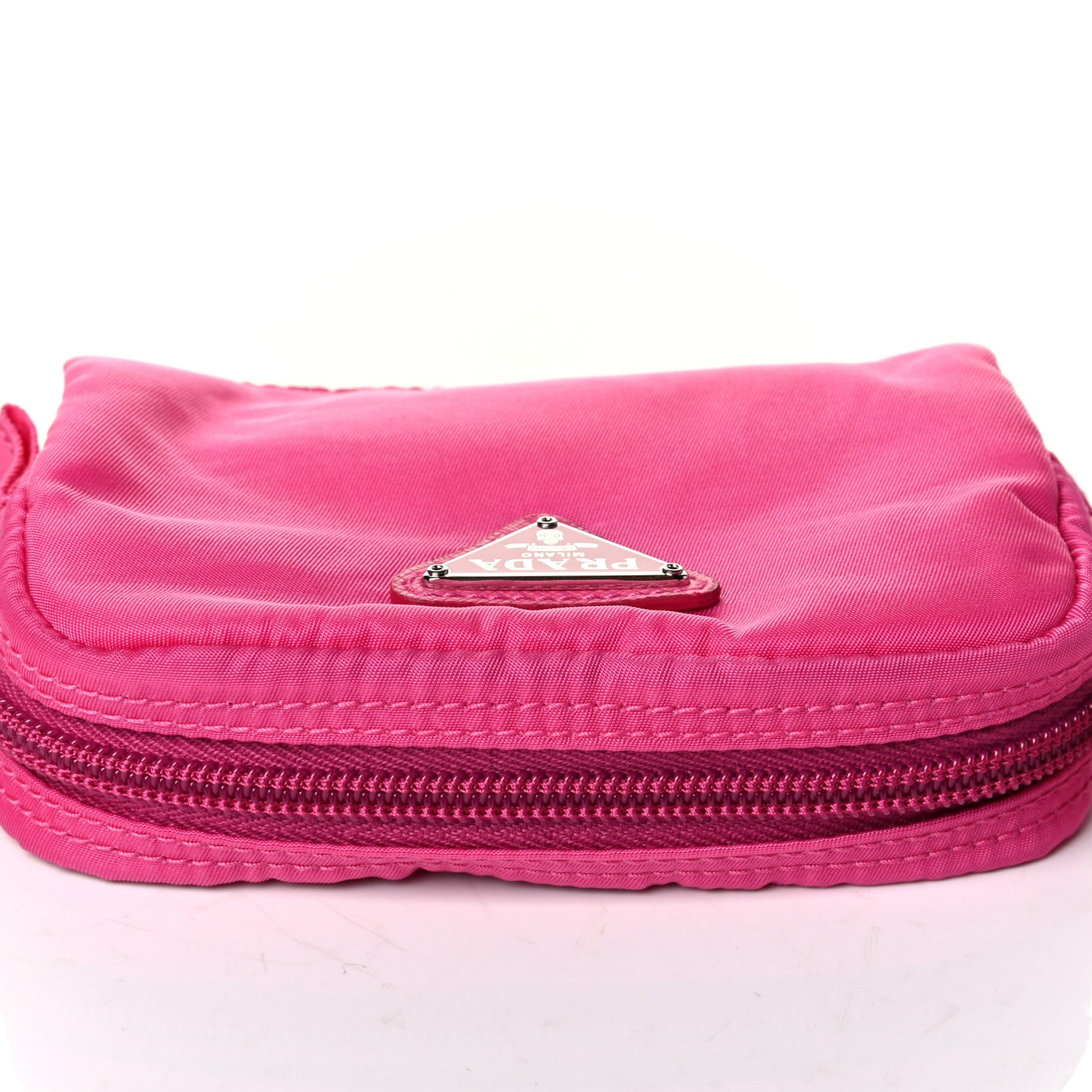 Tessuto Nylon Vela Cosmetic Pouch Ibisco