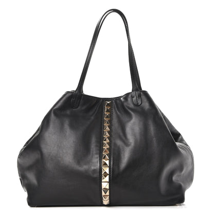 Valentino Garavani Grained Calfskin Va Va Voom Tote Black 1 of 9