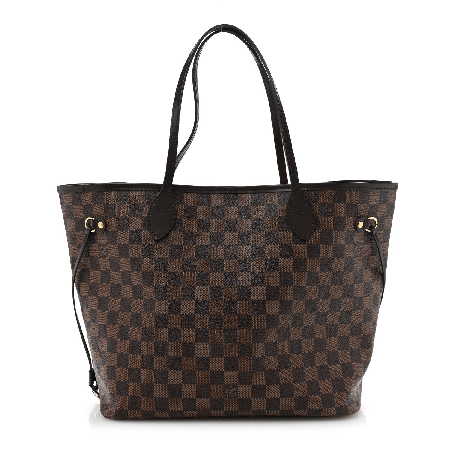 Louis Vuitton Damier Ebene Neo Neverfull MM Rose Ballerine 1 of 13