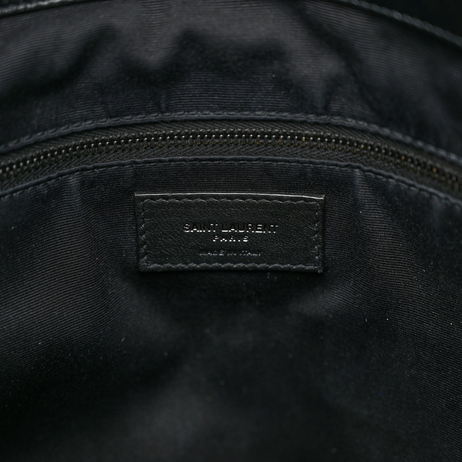 Saint Laurent Crinkled Calfskin Matelasse Monogram Medium Niki Shopper Tote Black 6 of 12
