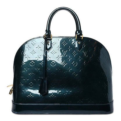 Louis Vuitton Vernis Alma GM Blue Nuit 1 of 11
