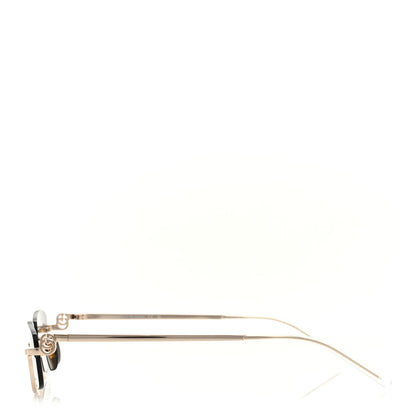 Gucci Metal Rectangular Frame Sunglasses GG1278S Brown Gold 3 of 8