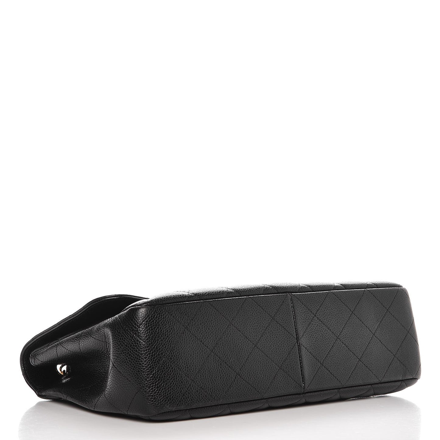 Caviar Quilted Jumbo Single Flap Black