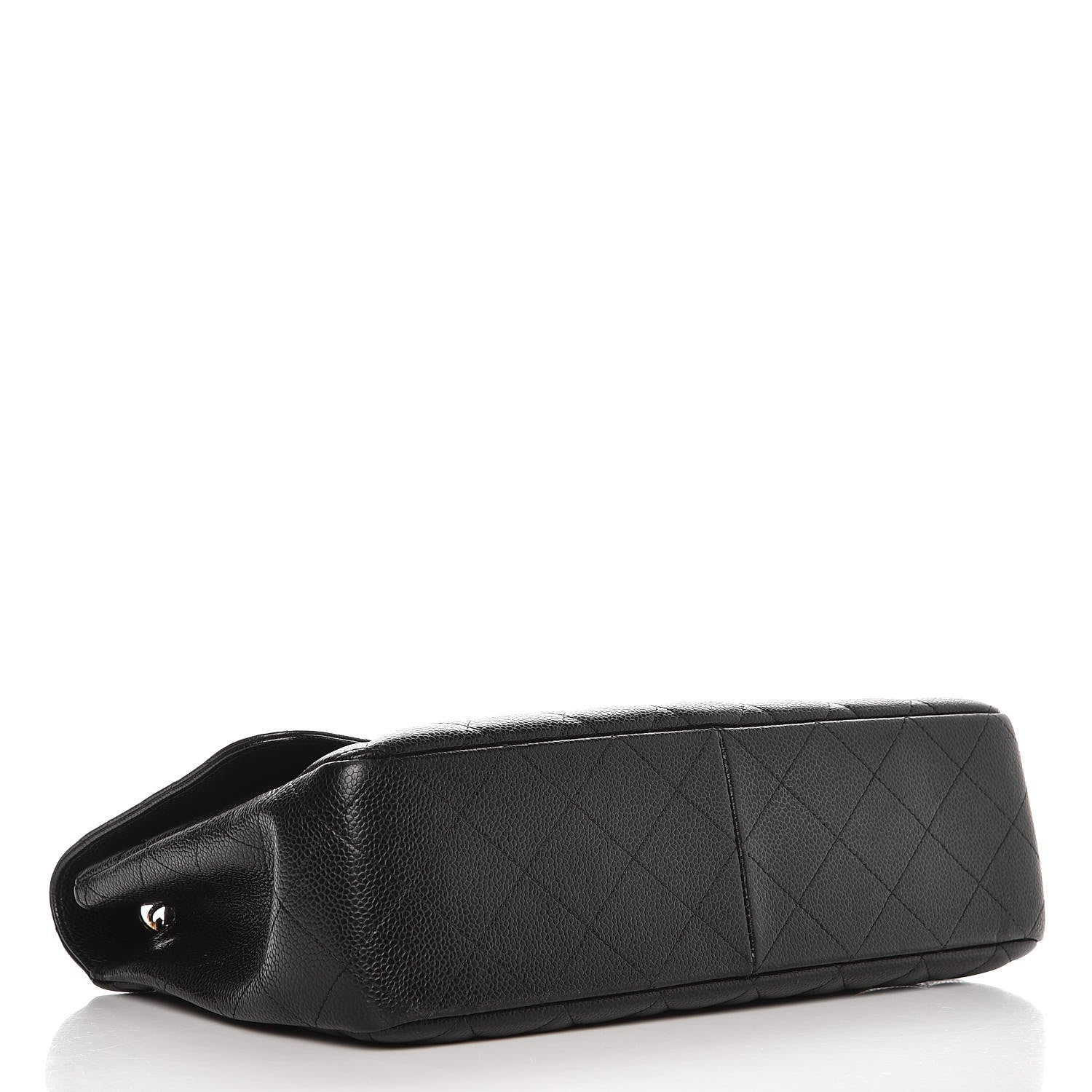 Chanel Caviar Quilted Jumbo Single Flap Black 4 of 14
