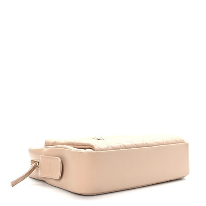 Chanel Lambskin Quilted Camera Case Beige 4 of 11