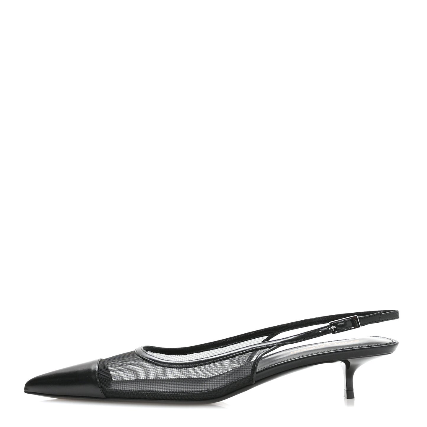Mesh Oxalis Slingback 30 Pumps 38 Black