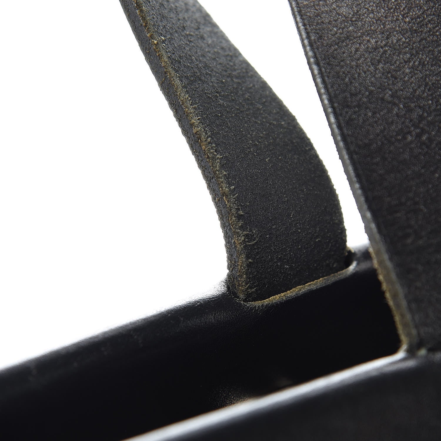 Hermes Toile Calfskin Herbag Cabas MM Black 14 of 16