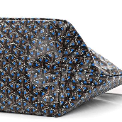 Goyard Goyardine Saint Louis Claire Voie GM Black Sky Blue 12 of 15