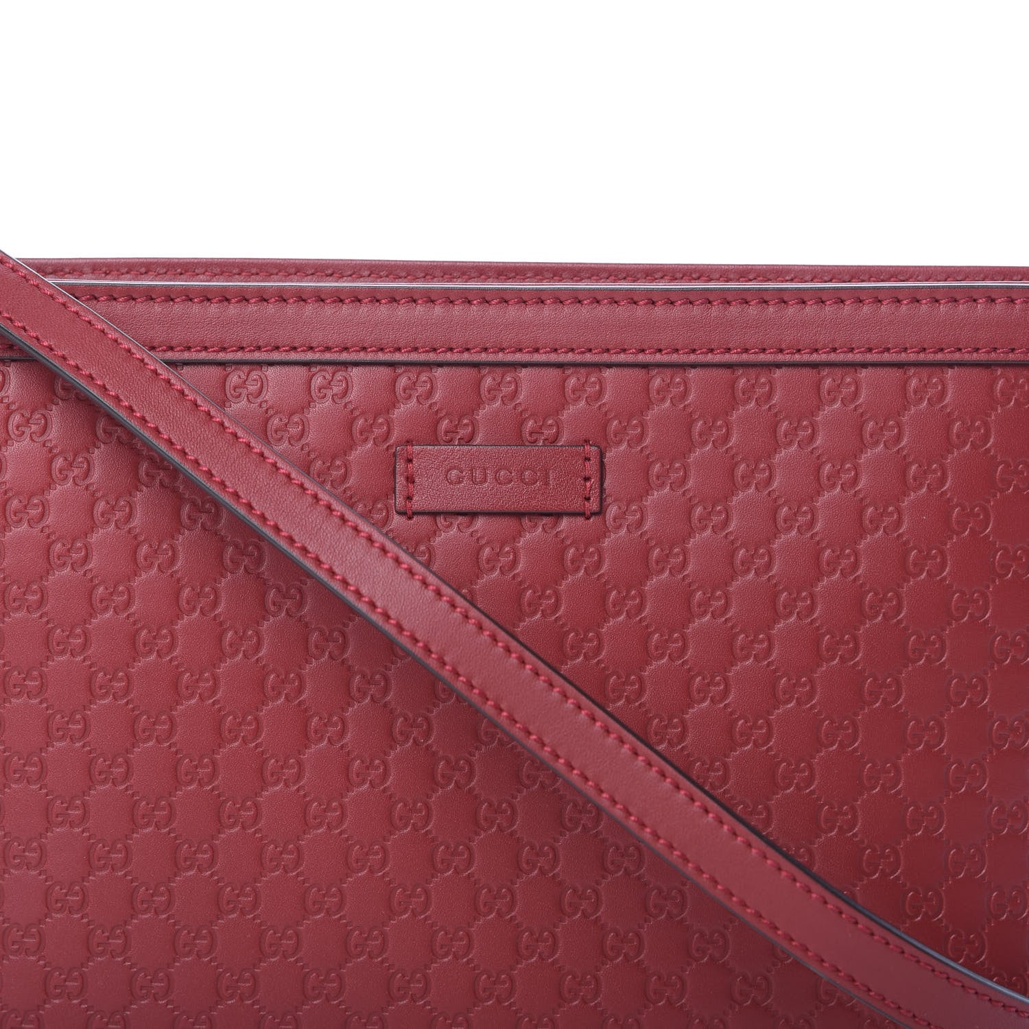 Gucci Microguccissima Flat Crossbody Red 8 of 10