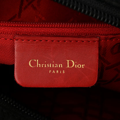 Christian Dior Nylon Cannage Medium Lady Dior Black 6 of 13