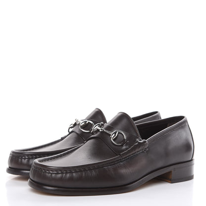 Gucci Calfskin Mens 1953 Horsebit Loafers 8.5 Marrone 3 of 10