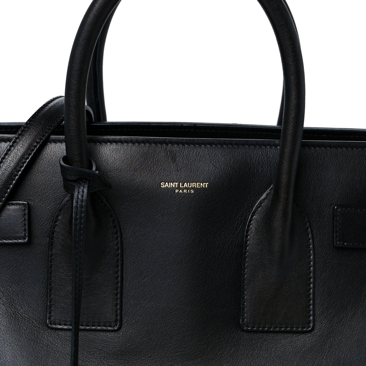 Calfskin Small Sac De Jour Black
